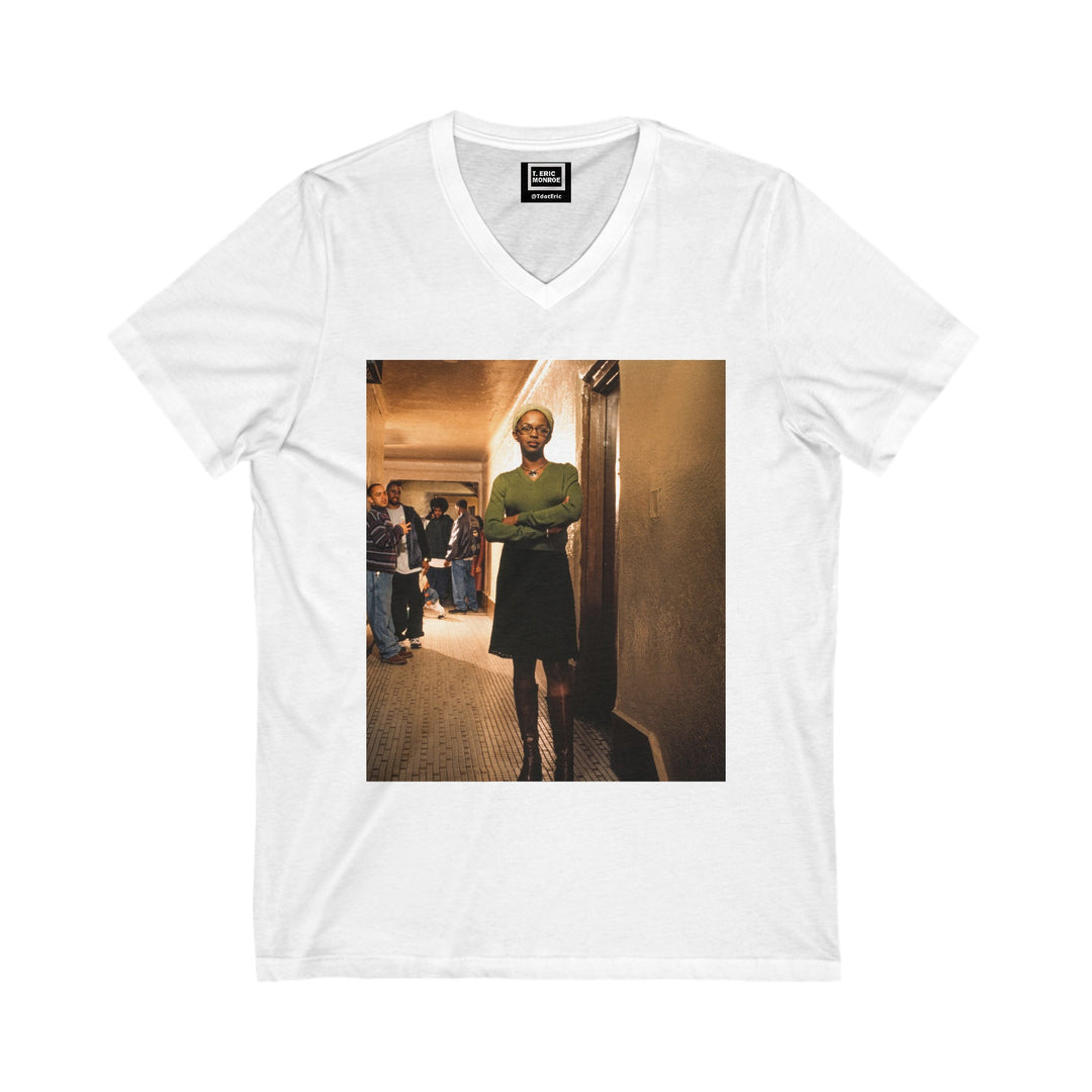 Lauryn Hill Hallway Women’s Short Sleeve V-Neck Tee