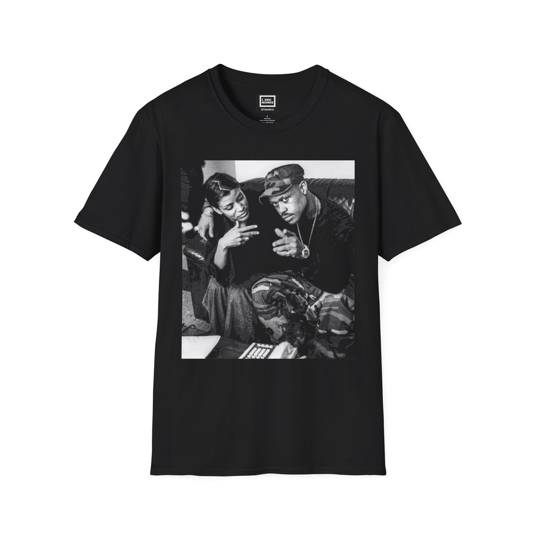 Guru (Gangstarr) & Ladybug Mecca (black T-Shirt)