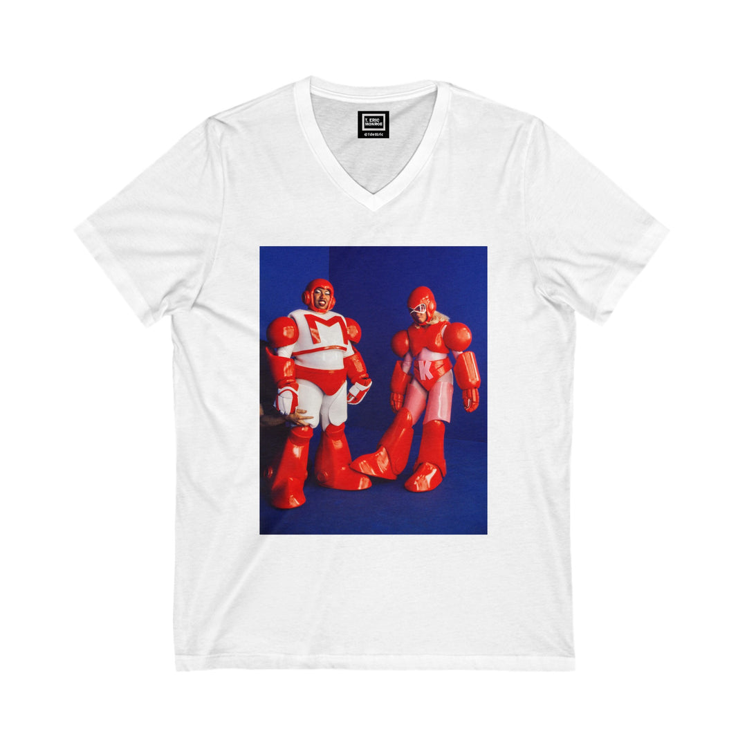 Missy Elliott & Lil’ Kim Women’s Short Sleeve V-Neck Tee