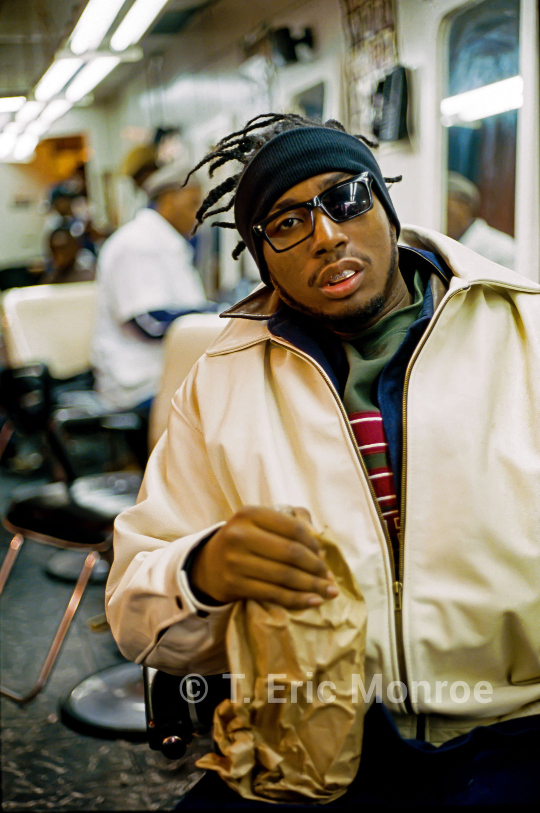 ODB, Barber Chair Stare, Harlem, NY 1995