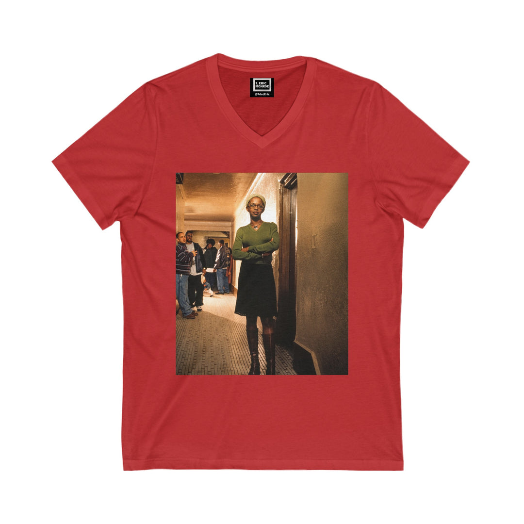 Lauryn Hill Hallway Women’s Short Sleeve V-Neck Tee