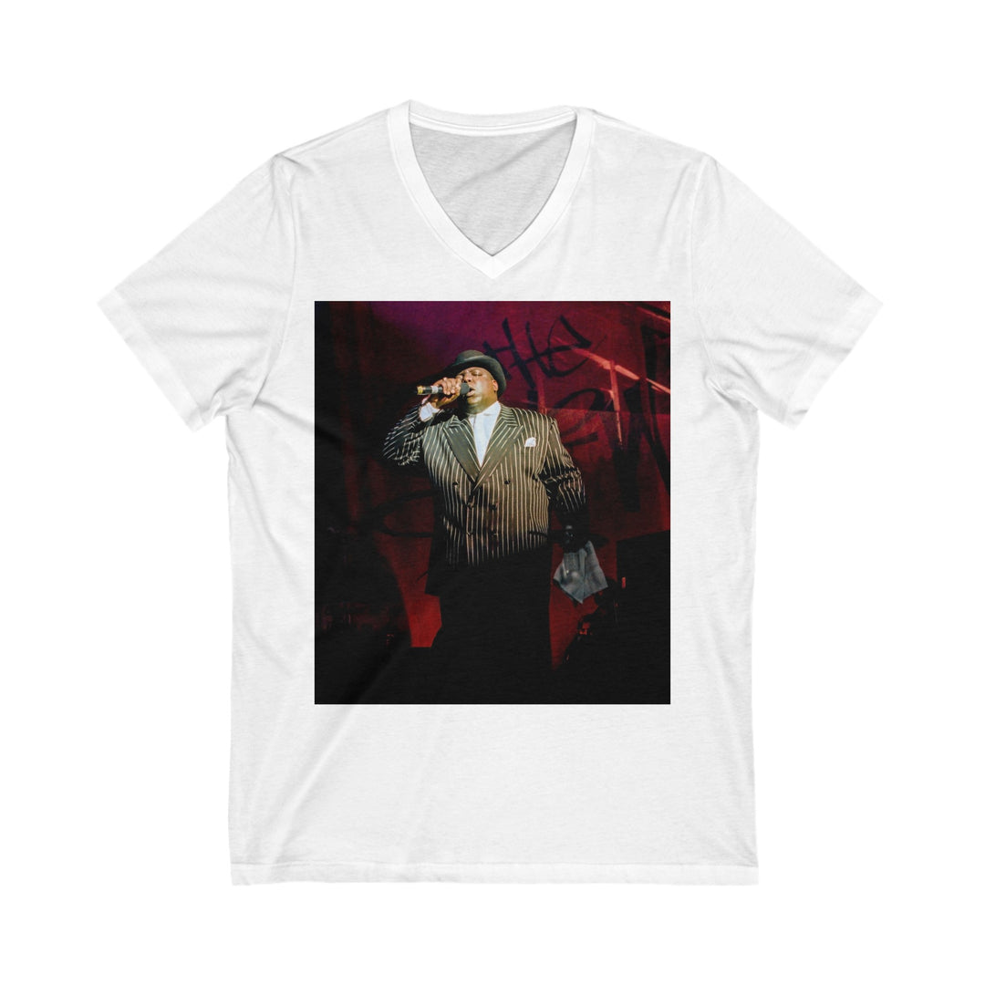 Biggie Smalls Big Poppa Short Sleeve V-Neck Women’s T-shirt (multi-color)