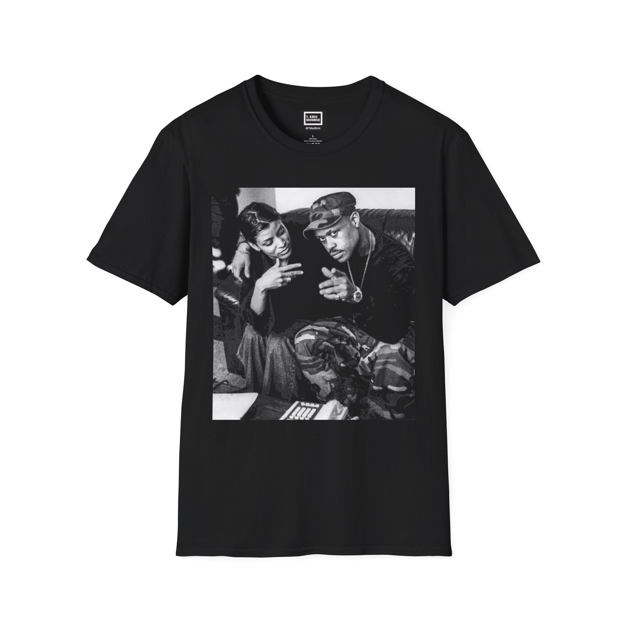Guru (Gangstarr) & Ladybug Mecca (black T-Shirt) – T Dot Eric