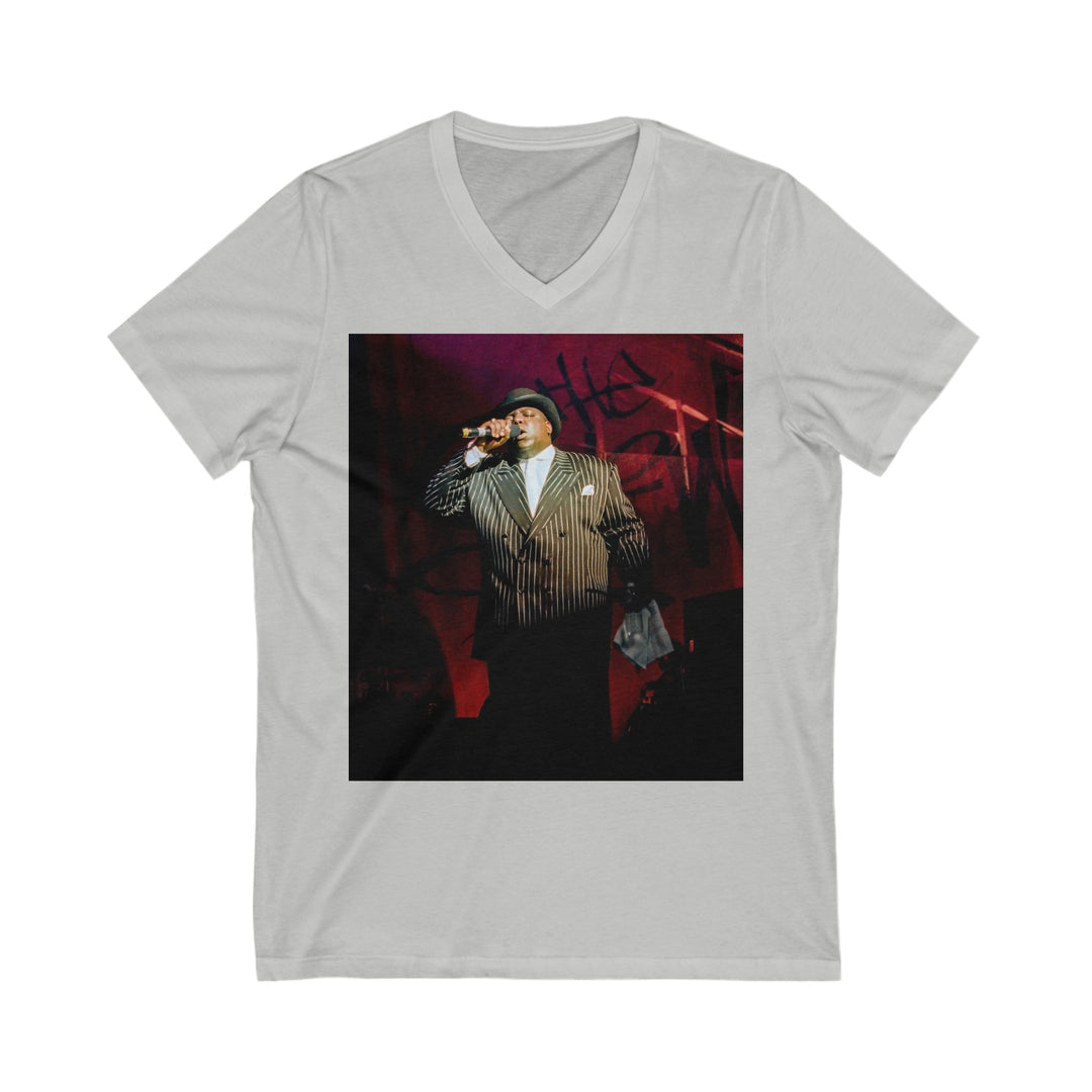 Biggie Smalls Big Poppa Short Sleeve V-Neck Women’s T-shirt (multi-color)