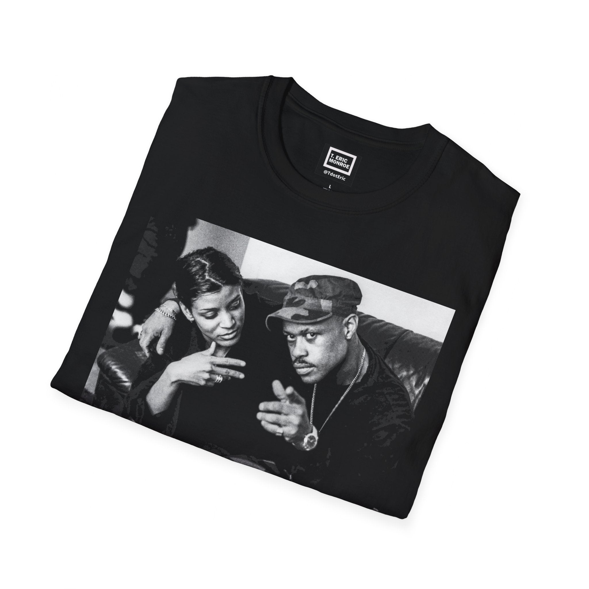 Guru (Gangstarr) & Ladybug Mecca (black T-Shirt) – T Dot Eric