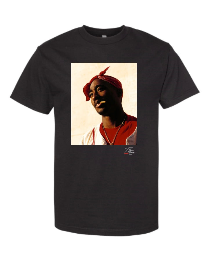 Tupac Shakur - Blunt Smile T-Shirt-T Dot Eric